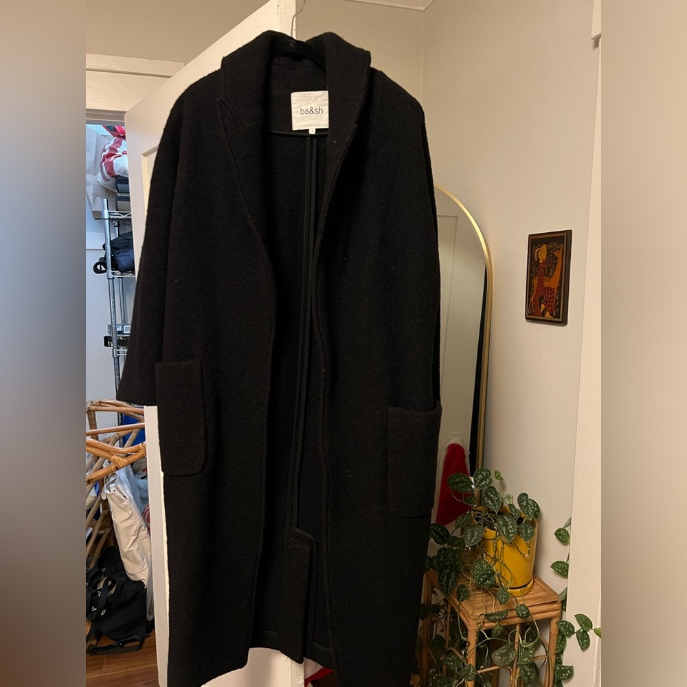 Ba&sh “Lady” coat in black XS